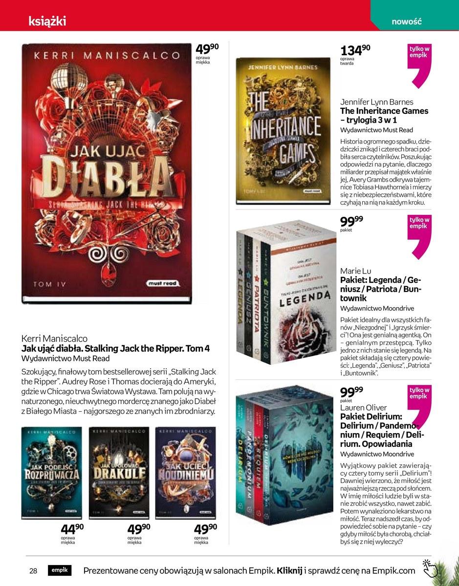 Gazetka promocyjna empik str. 28