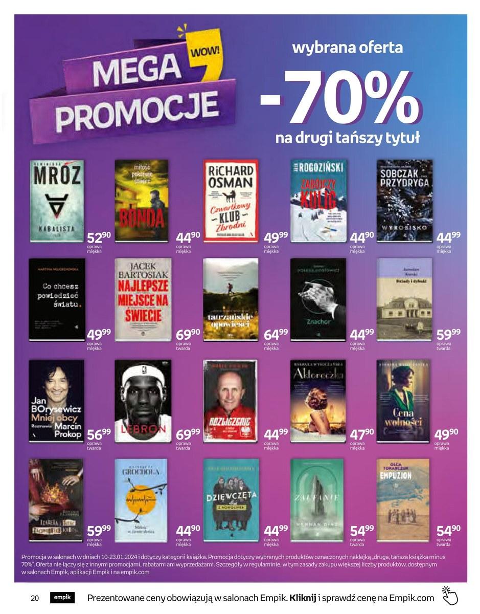 Gazetka promocyjna empik str. 20