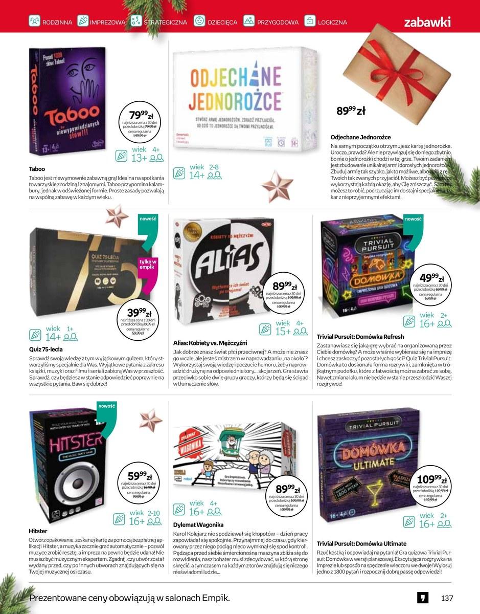 Gazetka promocyjna empik str. 137