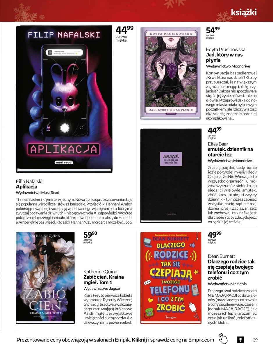 Gazetka promocyjna empik str. 39