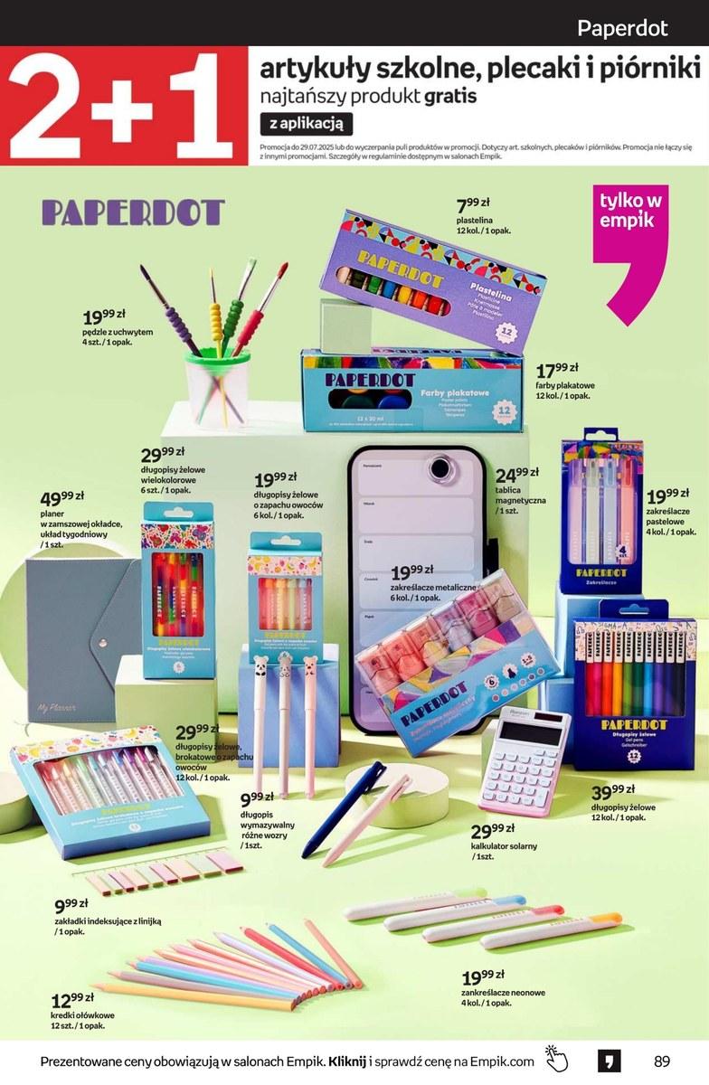 Gazetka promocyjna empik str. 89