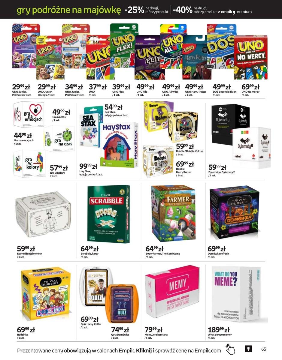 Gazetka promocyjna empik str. 65