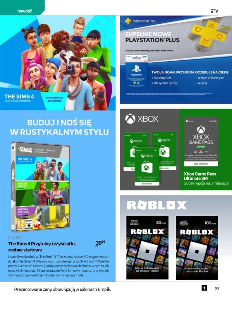Gazetka promocyjna empik str. 93