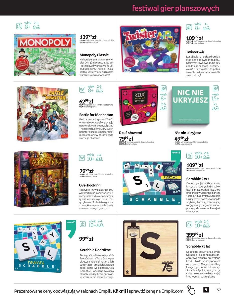 Gazetka promocyjna empik str. 57