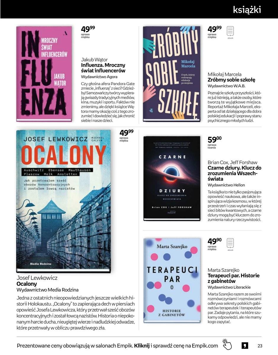 Gazetka promocyjna empik str. 23