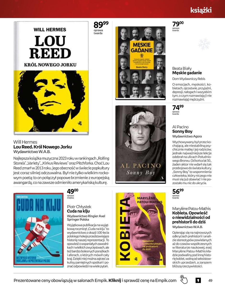 Gazetka promocyjna empik str. 49