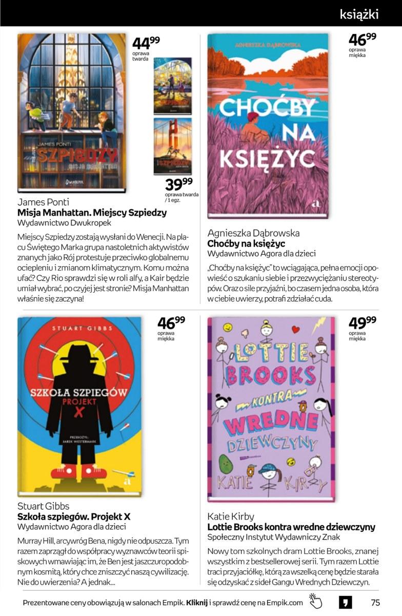 Gazetka promocyjna empik str. 75