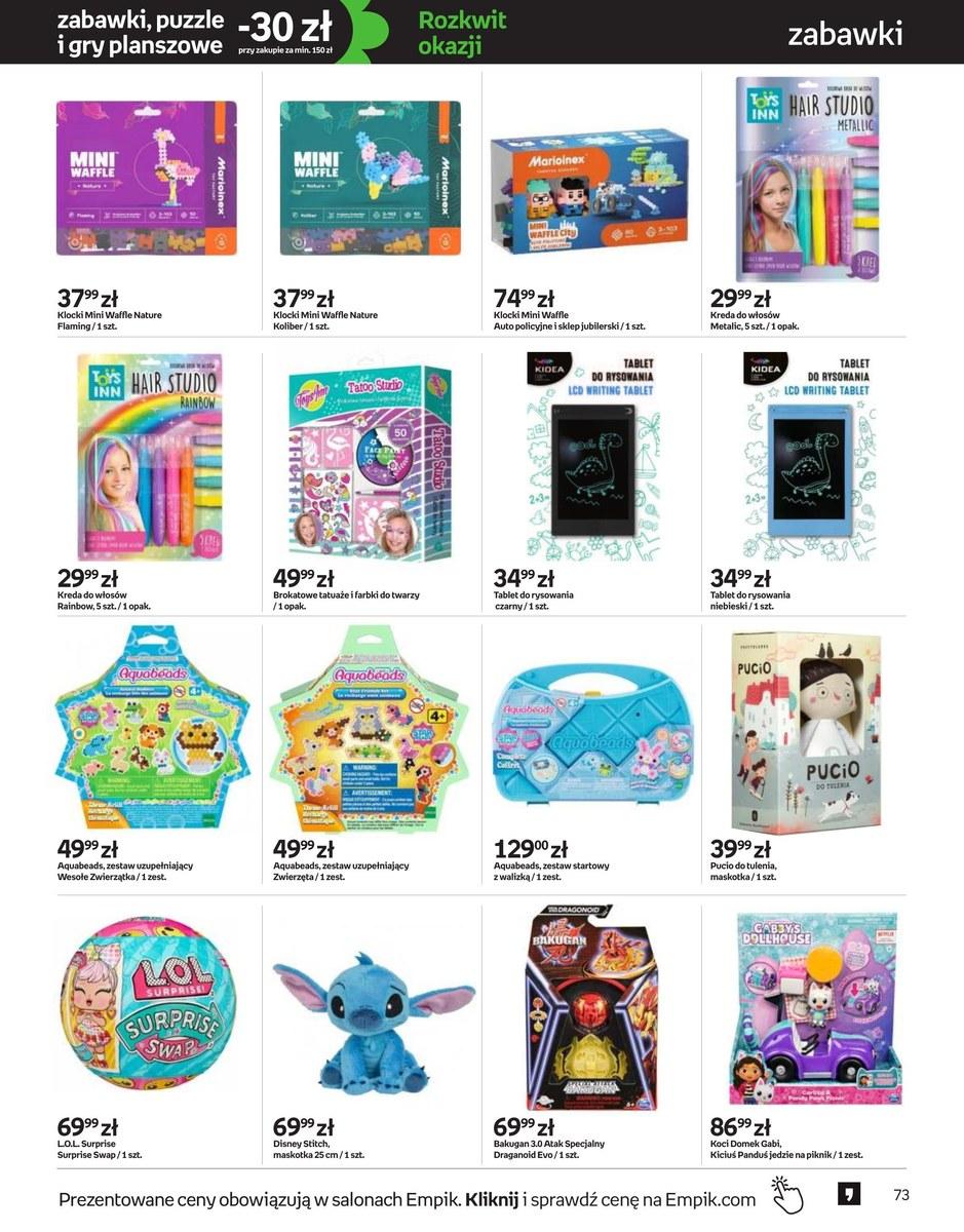Gazetka promocyjna empik str. 73