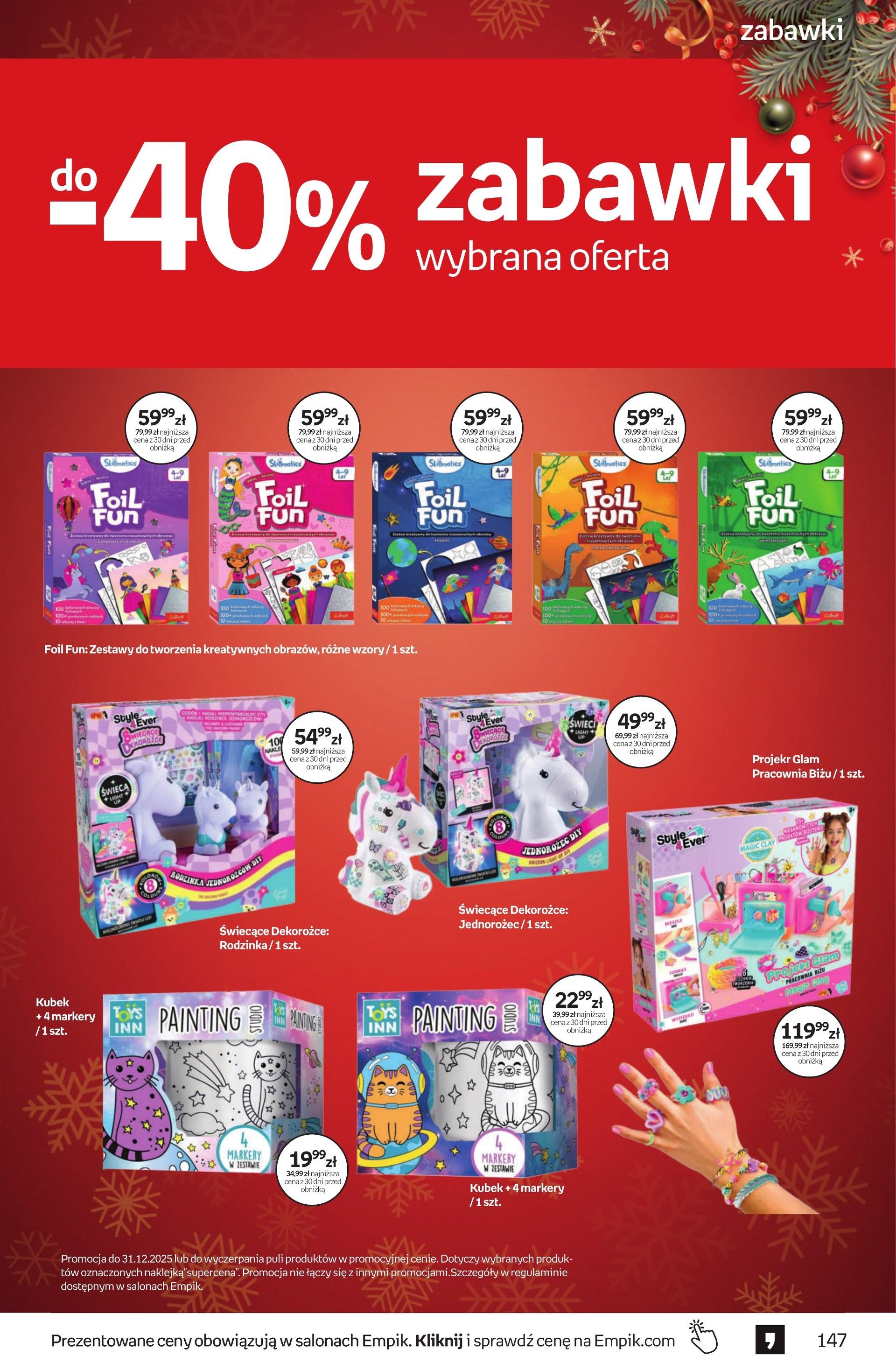 Gazetka promocyjna empik str. 147