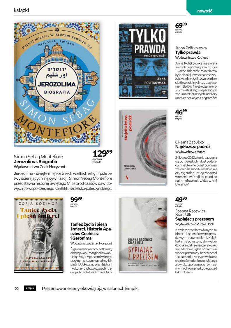 Gazetka promocyjna empik str. 22
