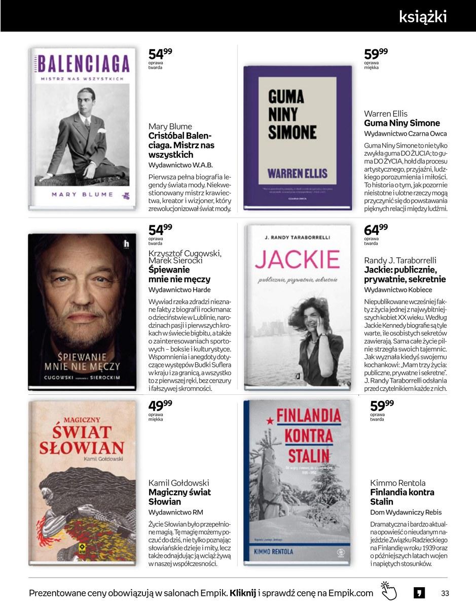 Gazetka promocyjna empik str. 33