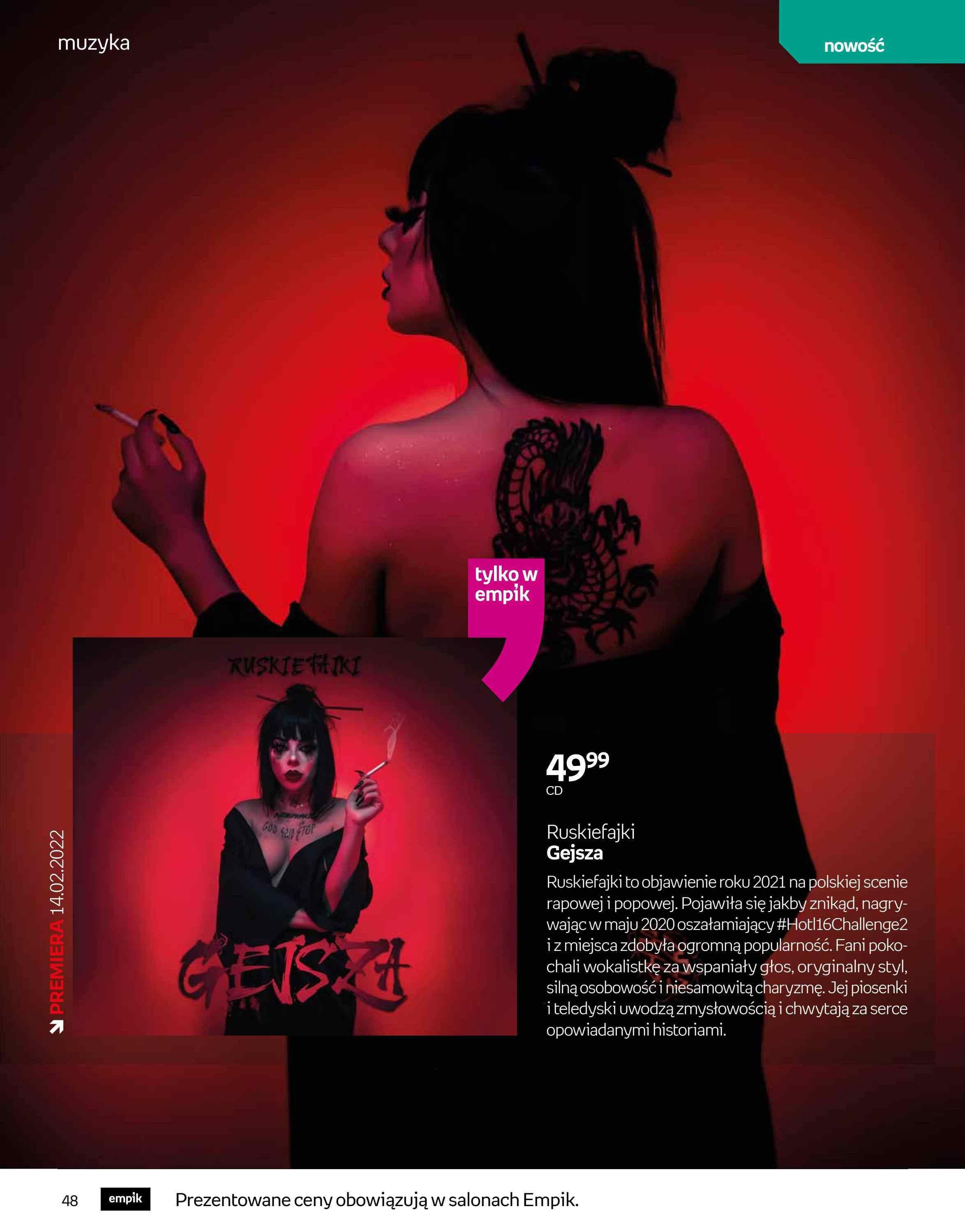 Gazetka promocyjna empik str. 48