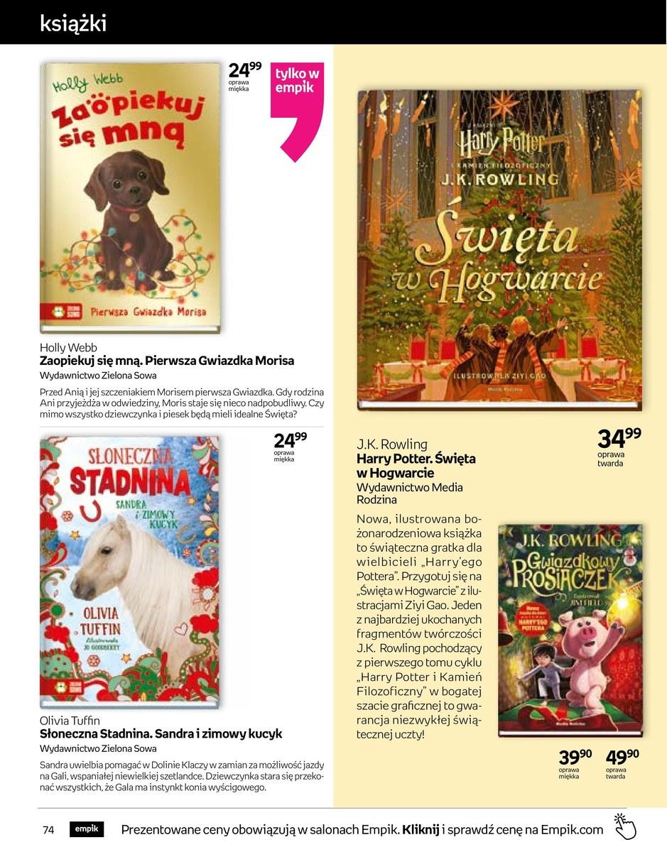 Gazetka promocyjna empik str. 74