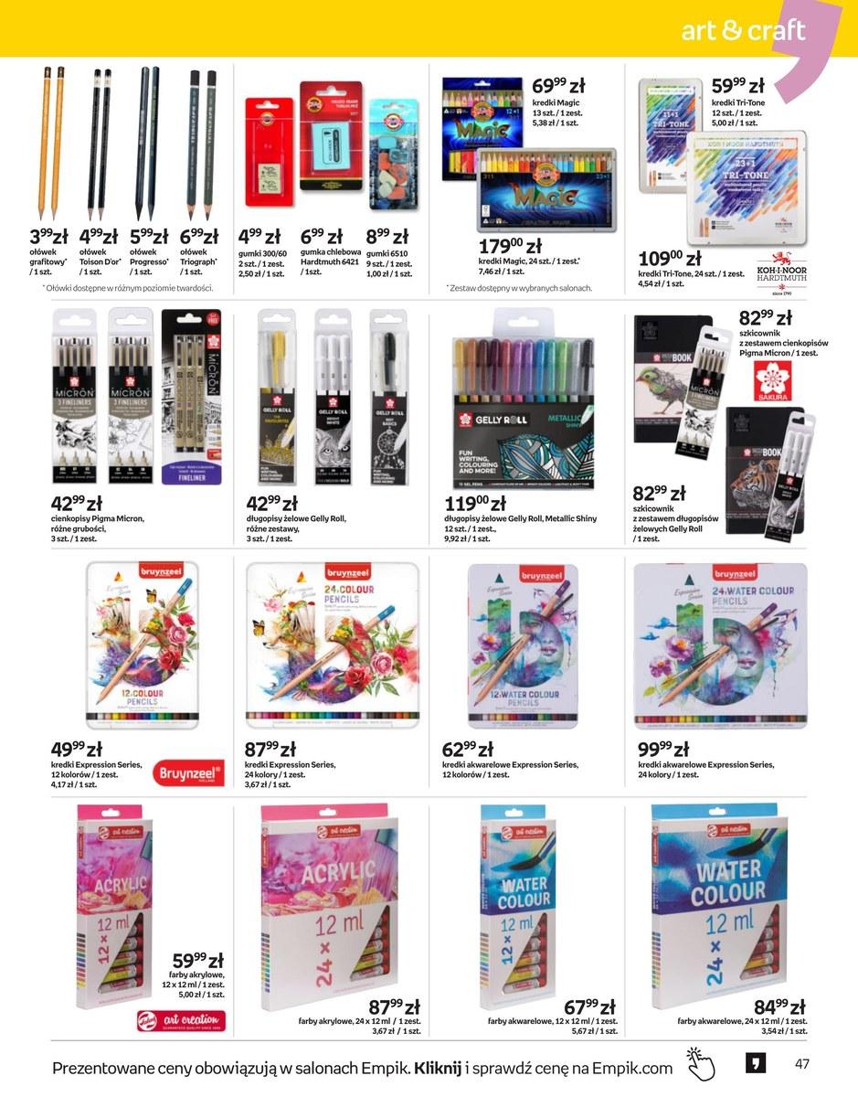 Gazetka promocyjna empik str. 47