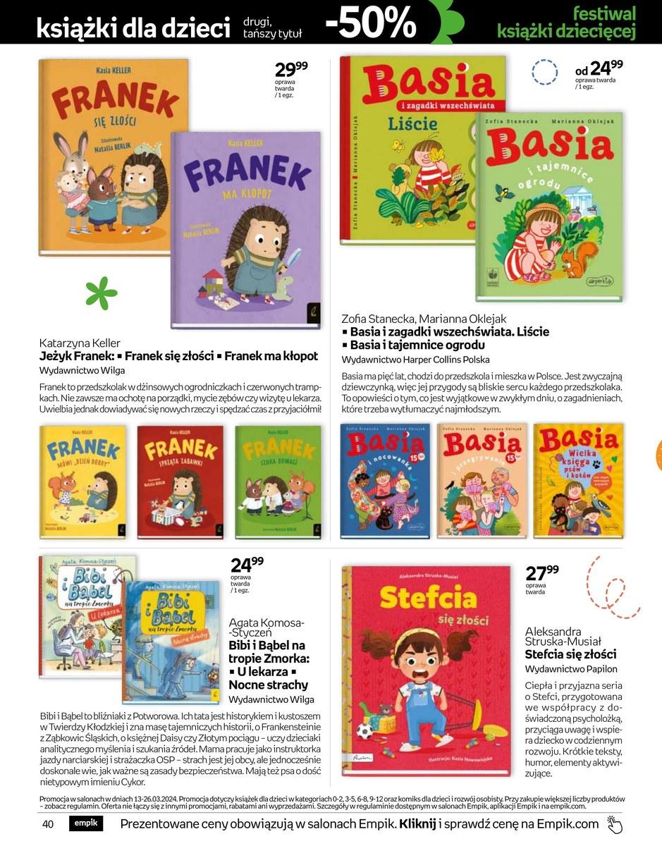 Gazetka promocyjna empik str. 40
