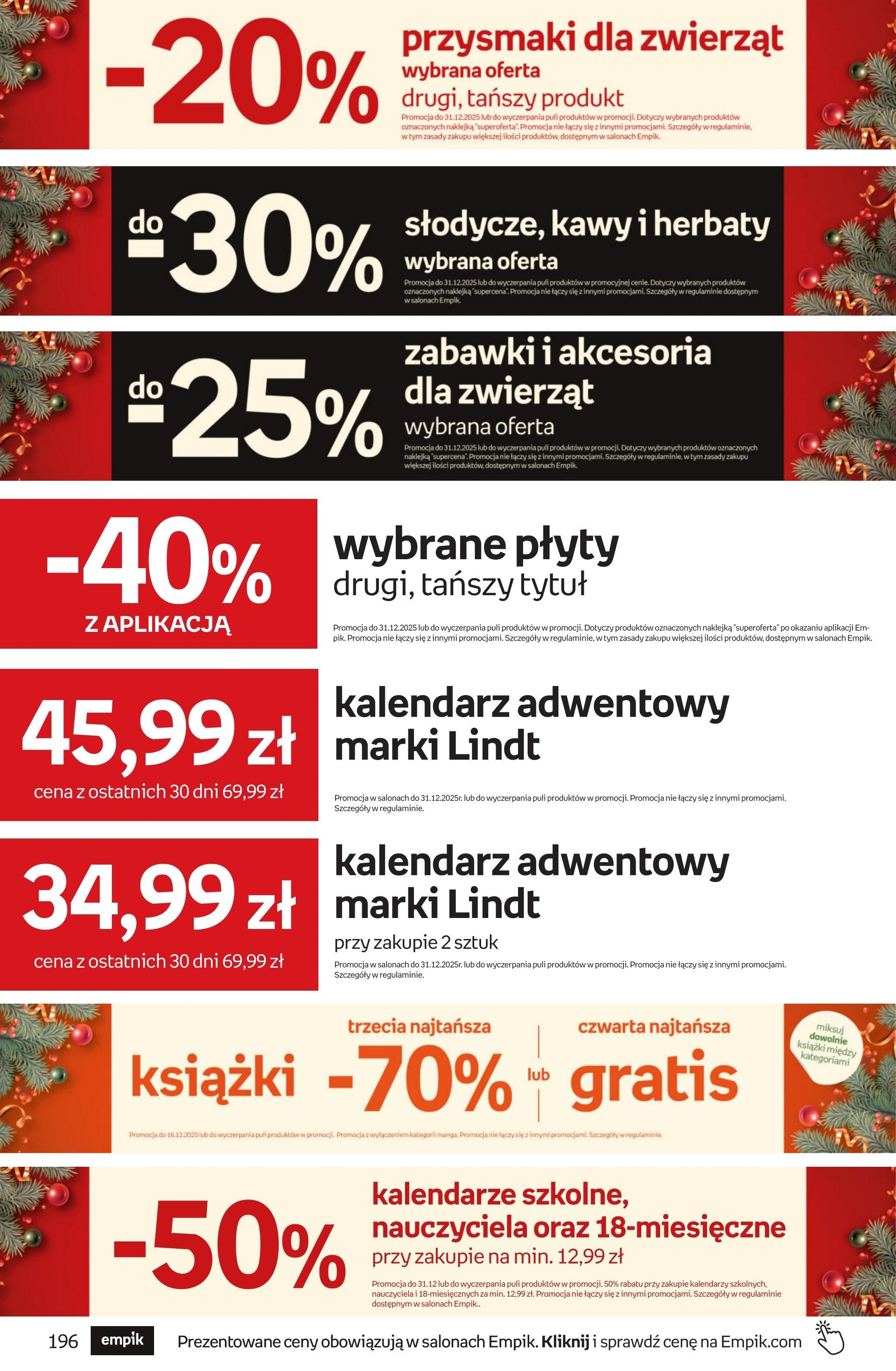 Gazetka promocyjna empik str. 196