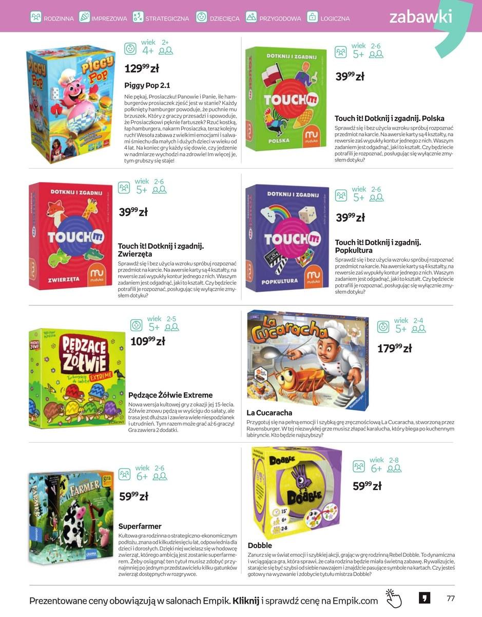 Gazetka promocyjna empik str. 77