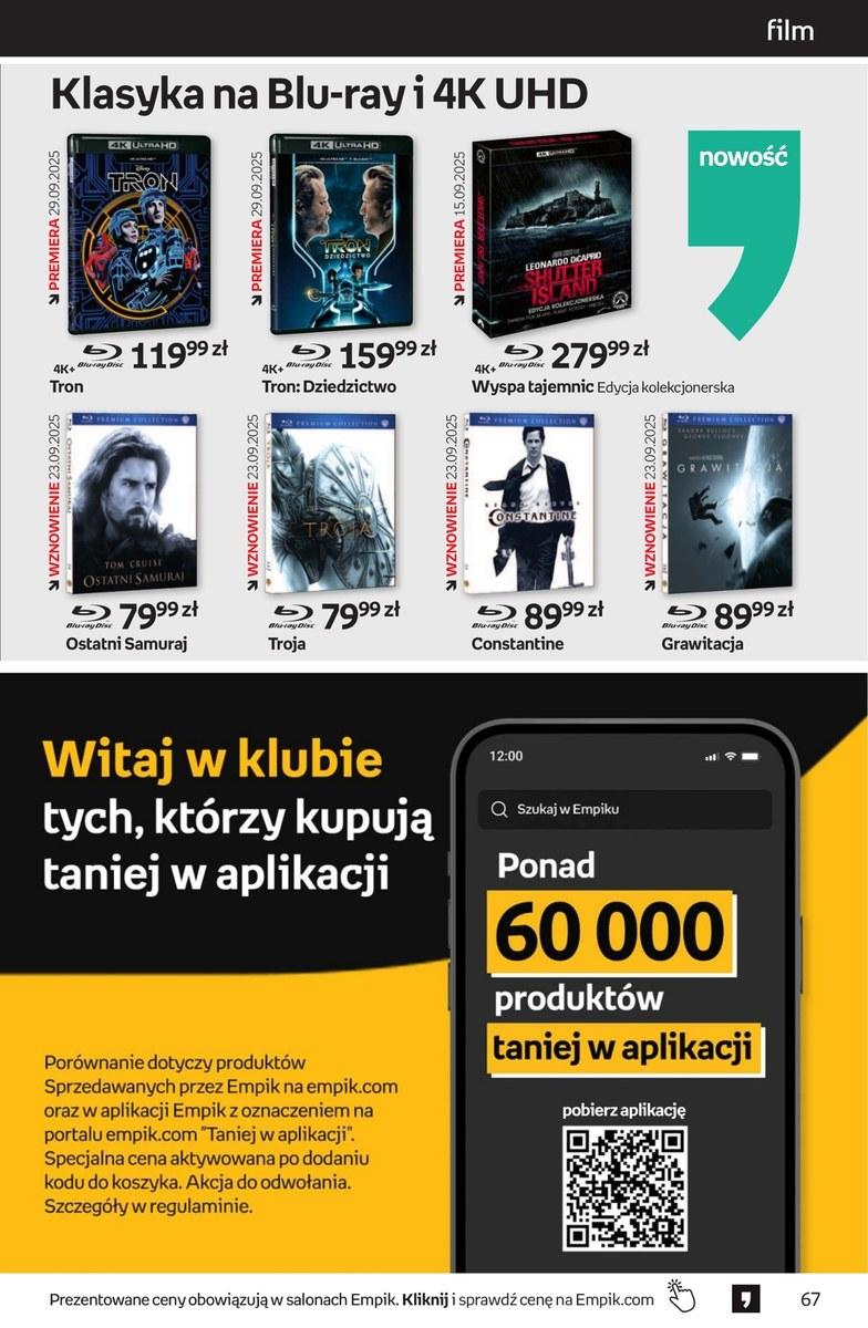 Gazetka promocyjna empik str. 67