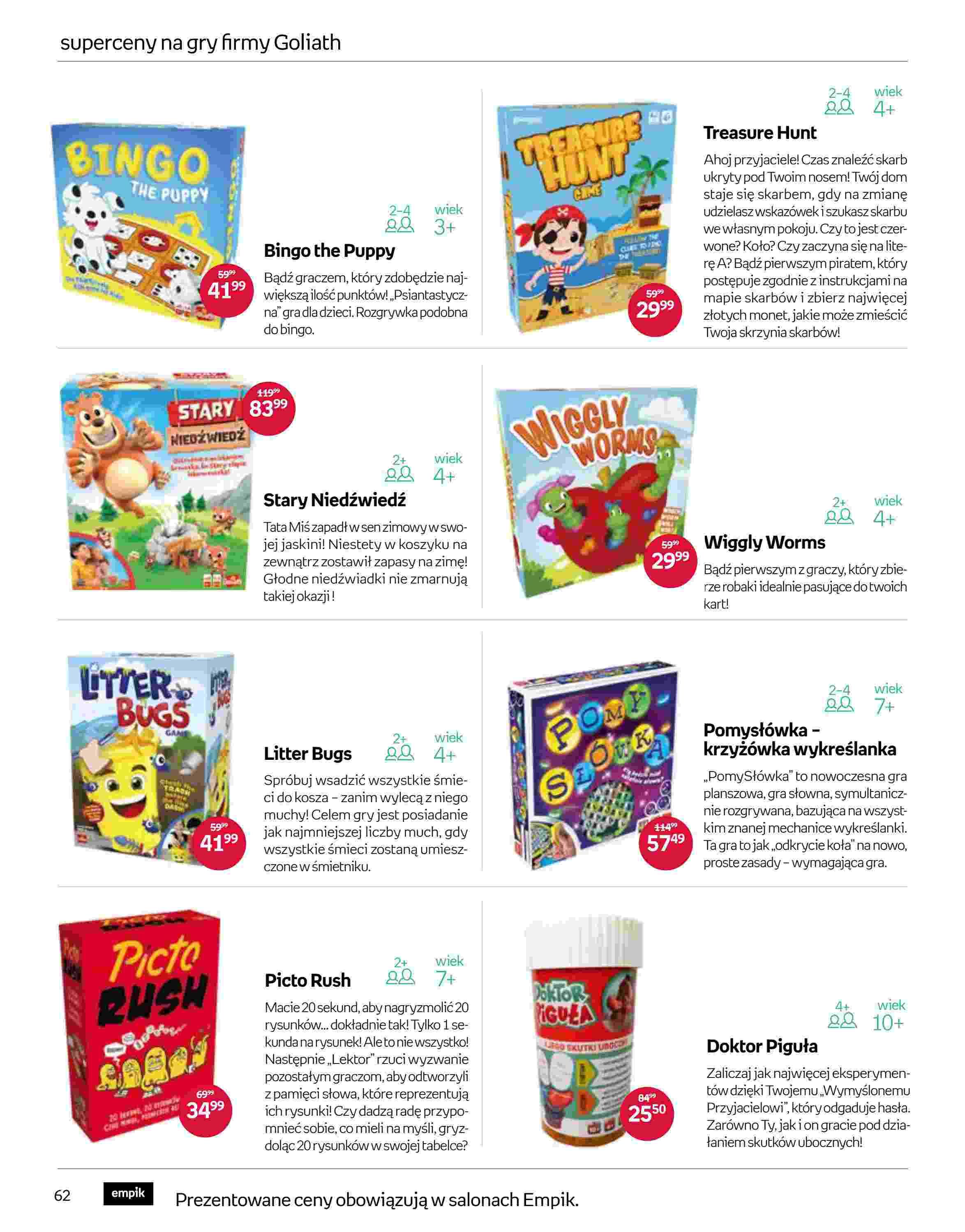 Gazetka promocyjna empik str. 62