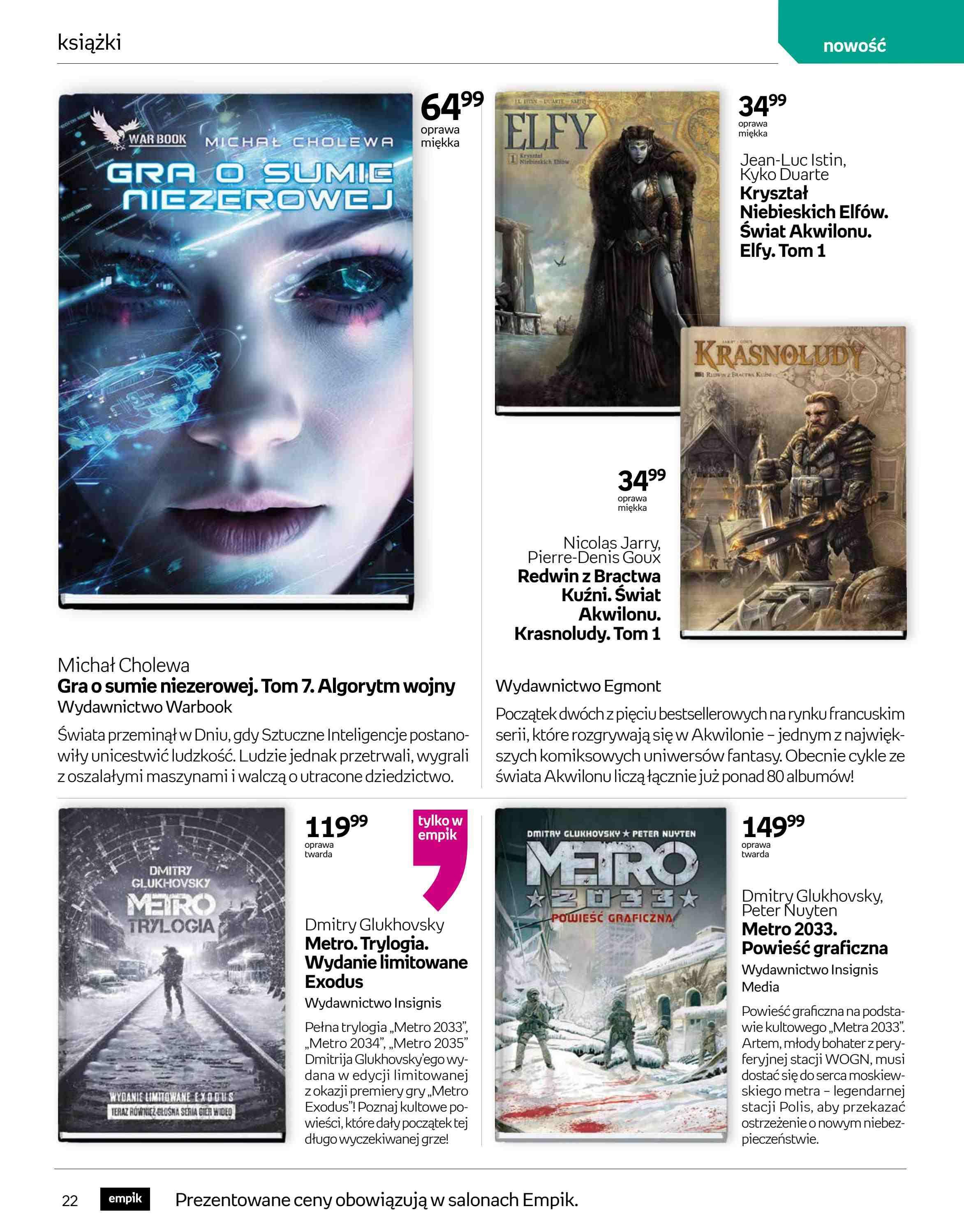 Gazetka promocyjna empik str. 22