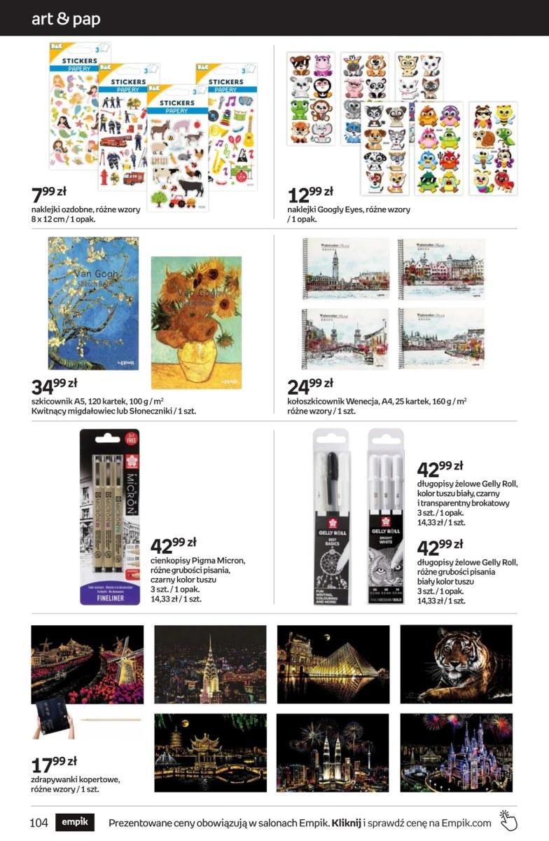 Gazetka promocyjna empik str. 104