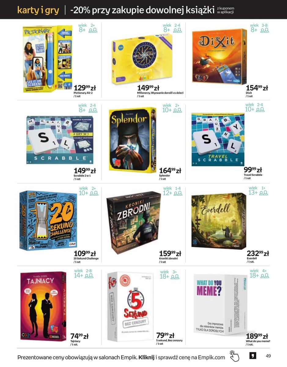 Gazetka promocyjna empik str. 49