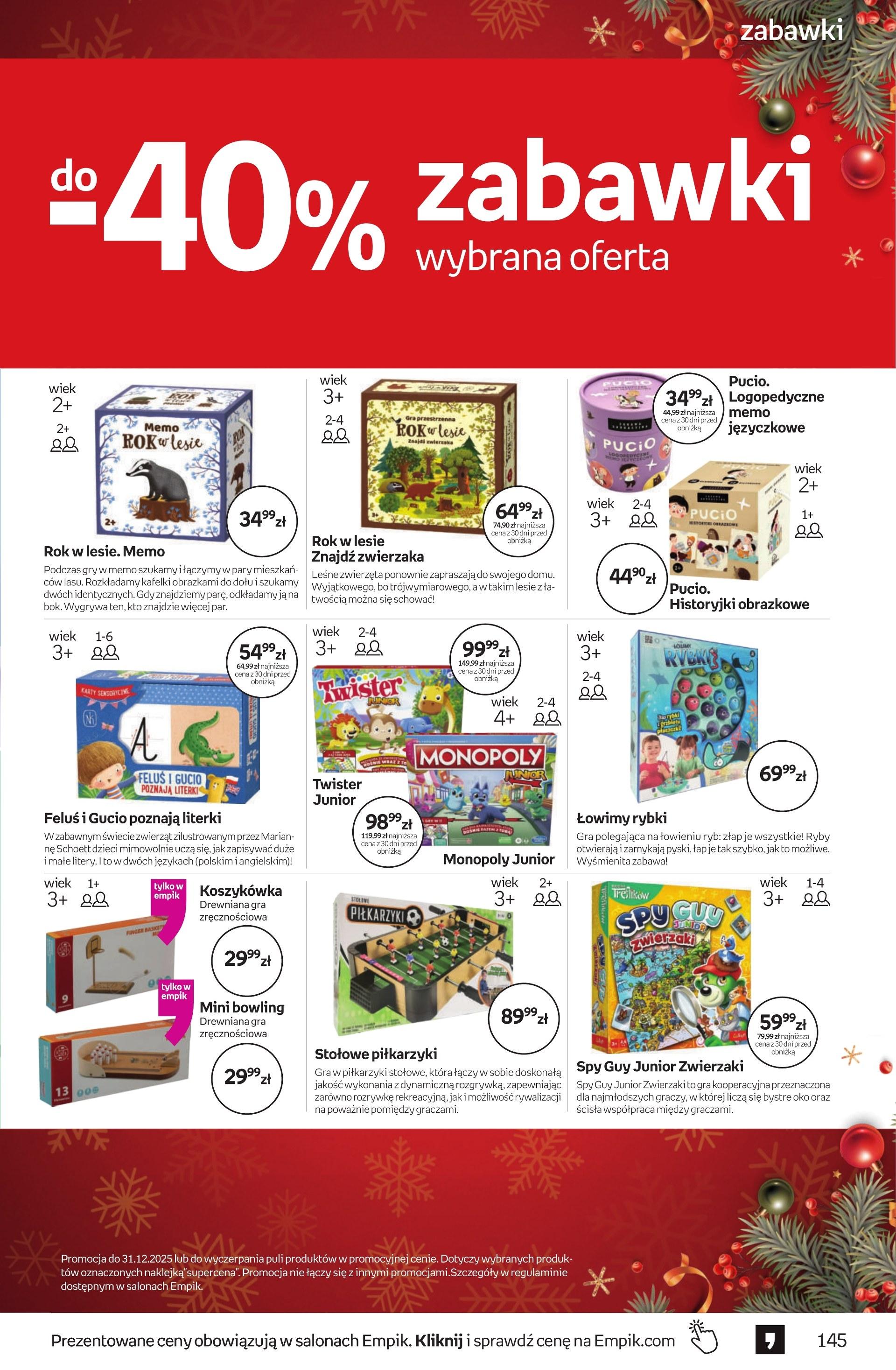Gazetka promocyjna empik str. 145