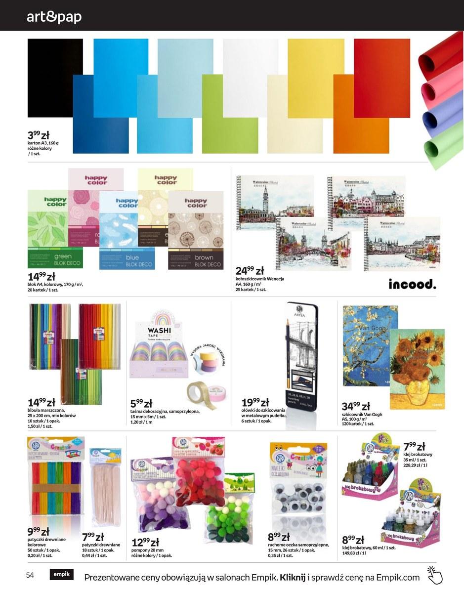Gazetka promocyjna empik str. 54