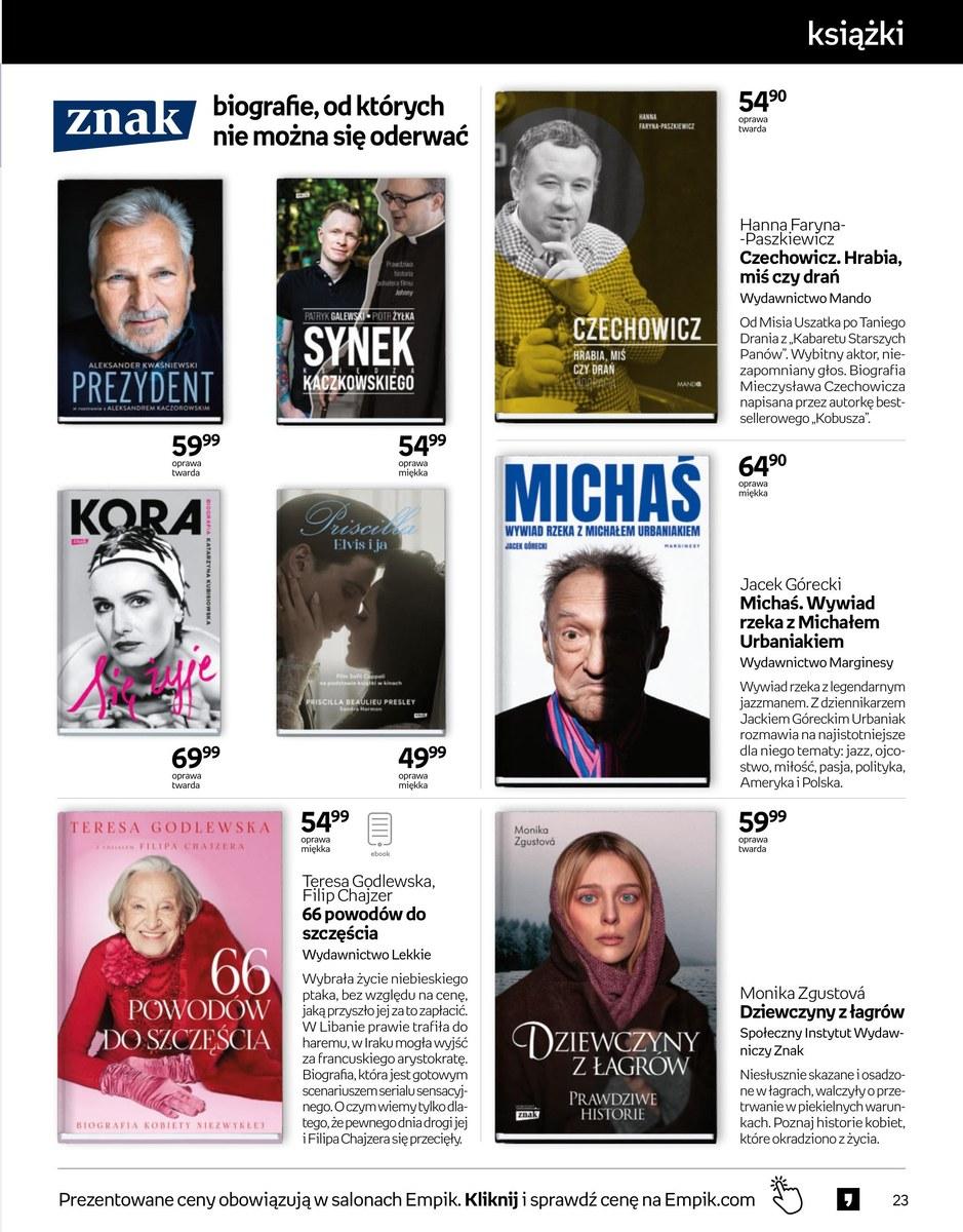 Gazetka promocyjna empik str. 23