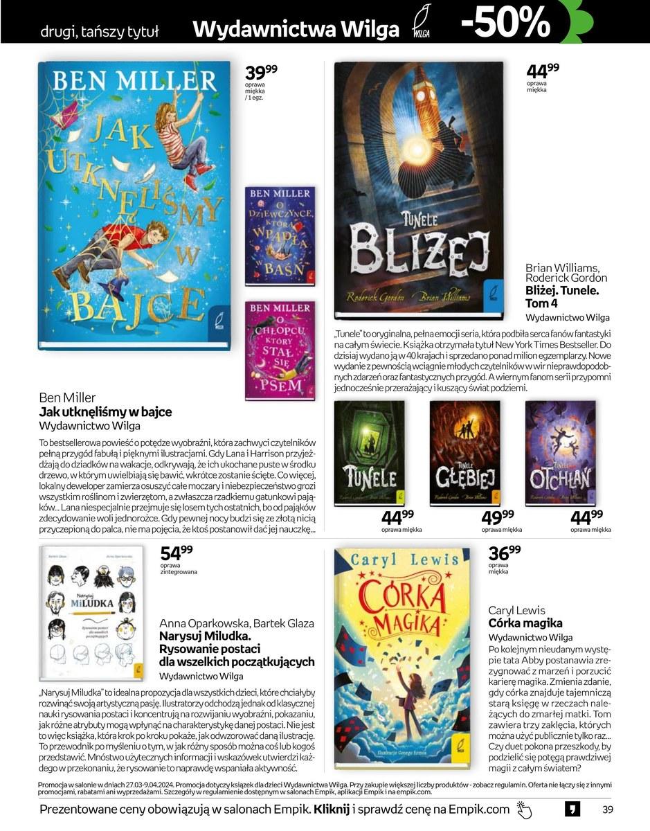 Gazetka promocyjna empik str. 39