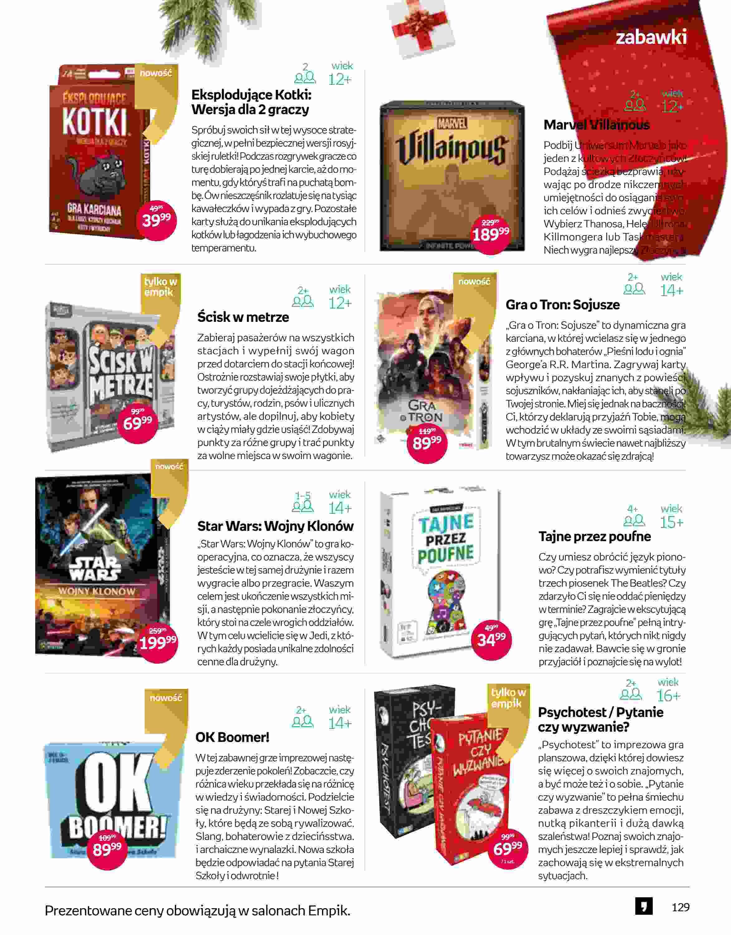 Gazetka promocyjna empik str. 129