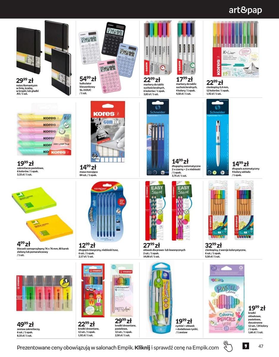 Gazetka promocyjna empik str. 47