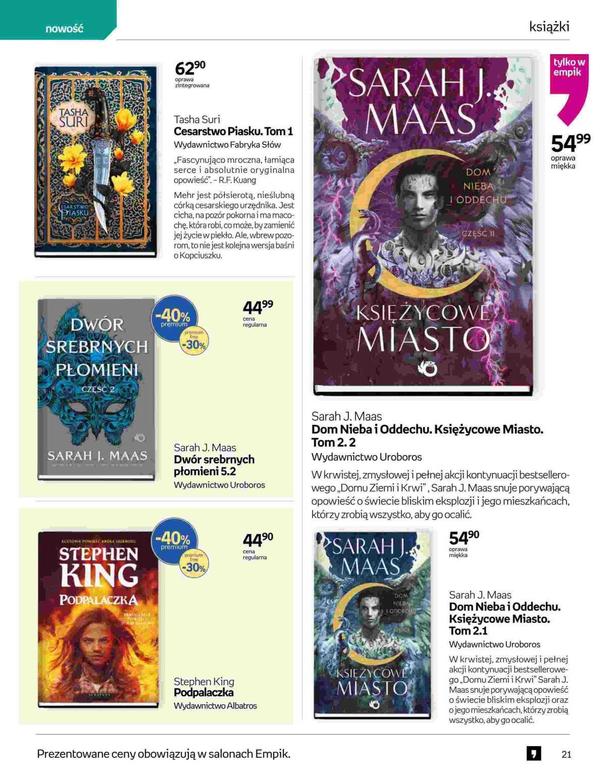 Gazetka promocyjna empik str. 21