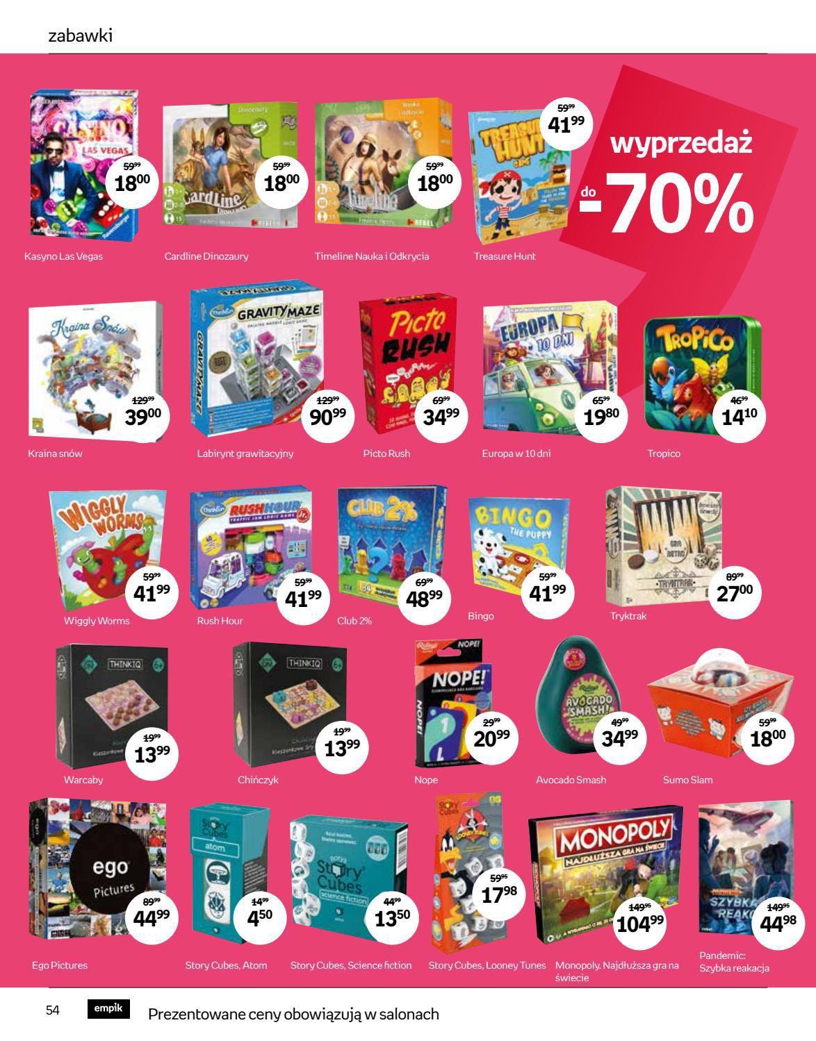 Gazetka promocyjna empik str. 54