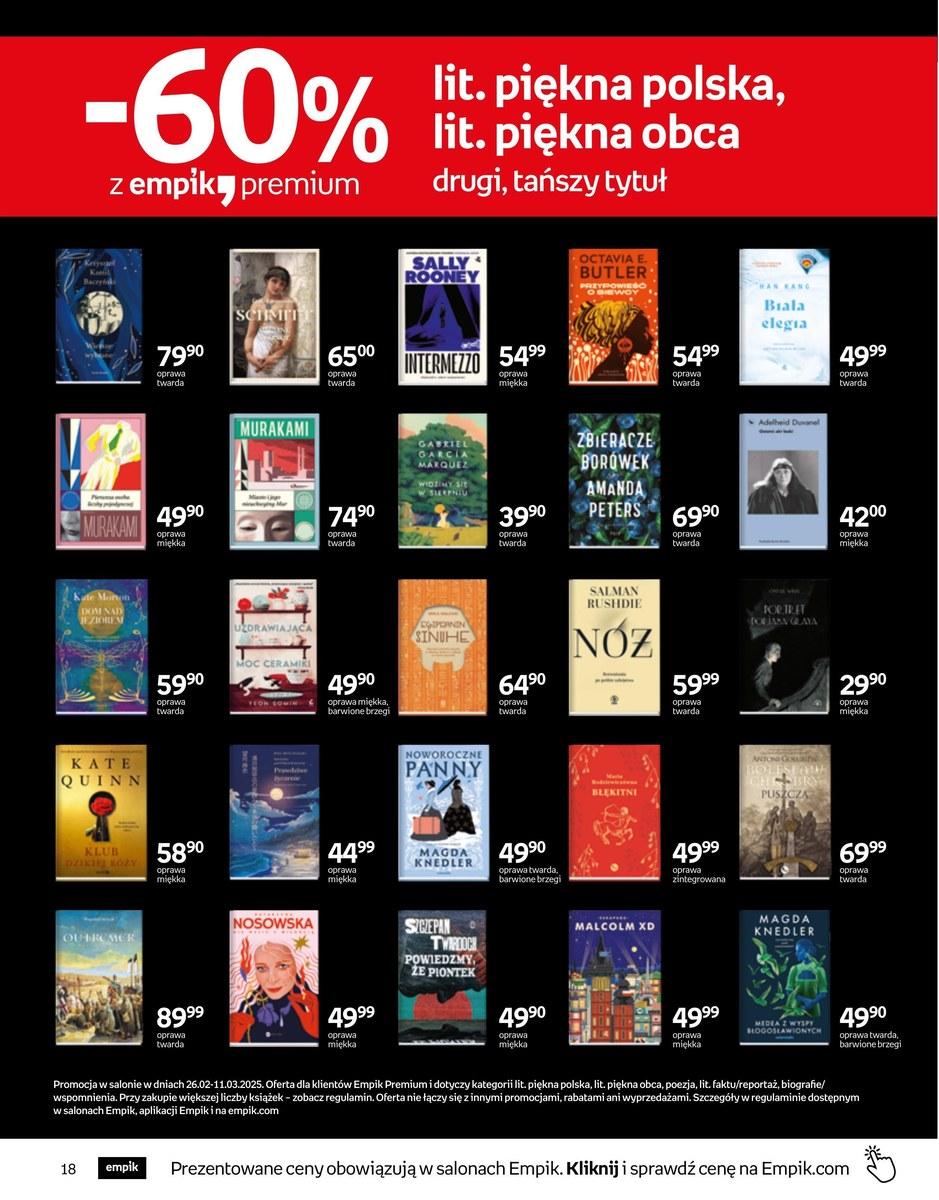Gazetka promocyjna empik str. 18