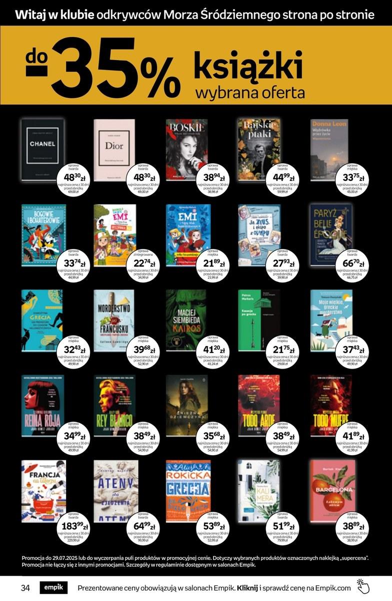 Gazetka promocyjna empik str. 34