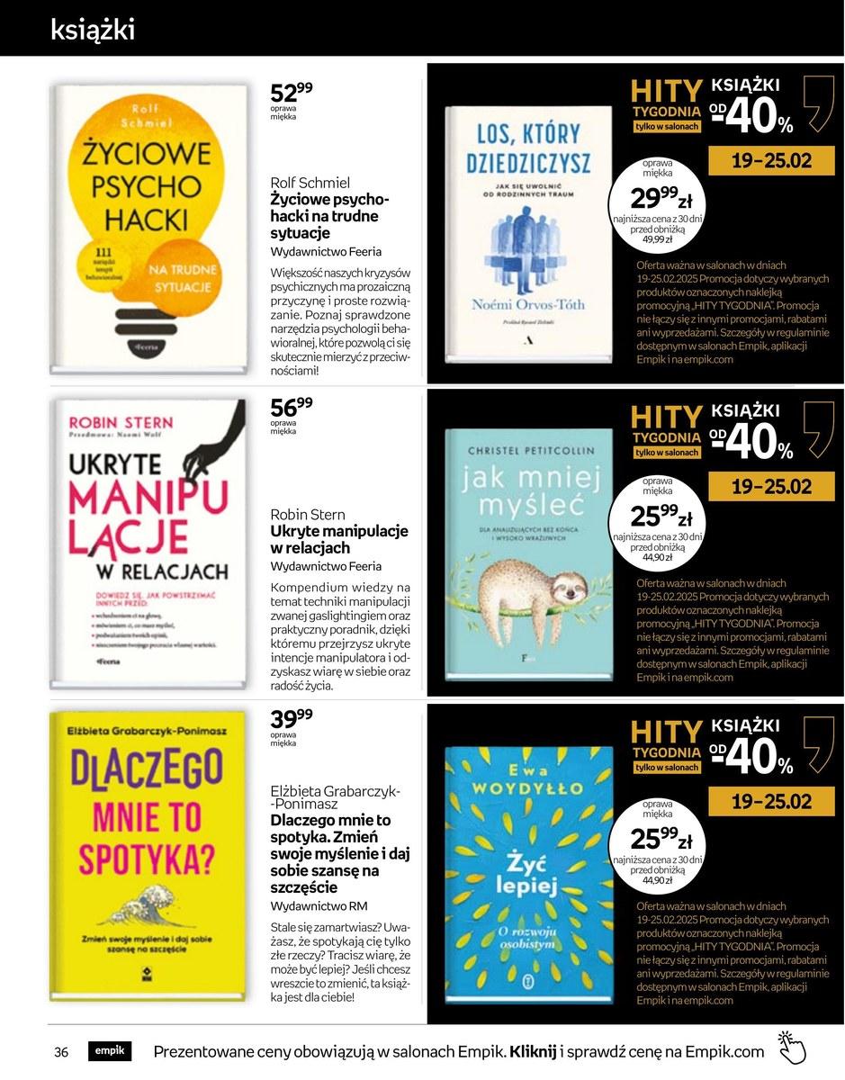 Gazetka promocyjna empik str. 36