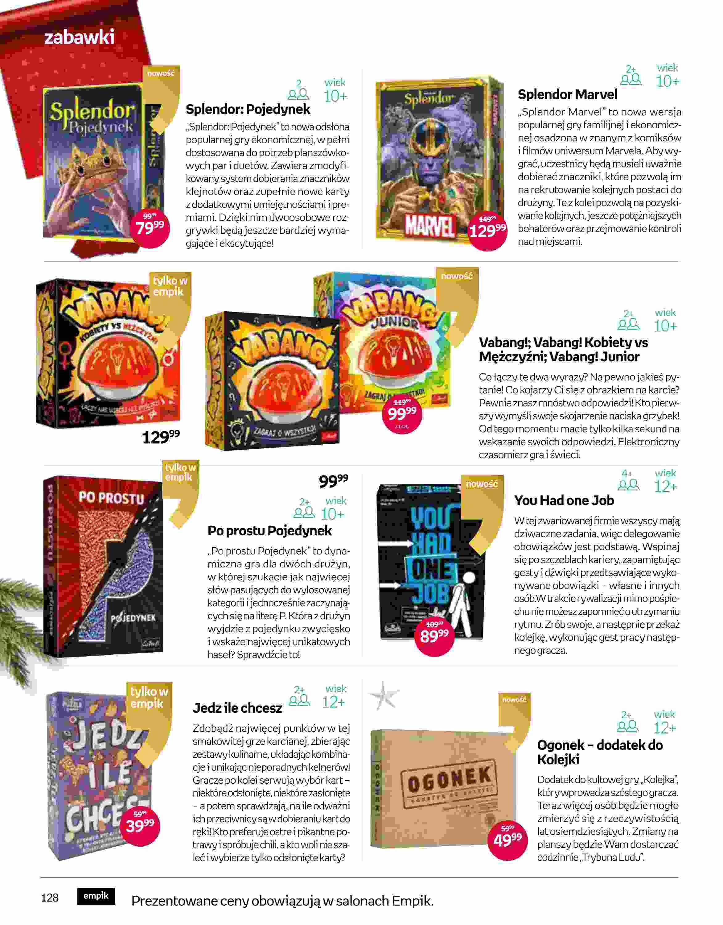 Gazetka promocyjna empik str. 128