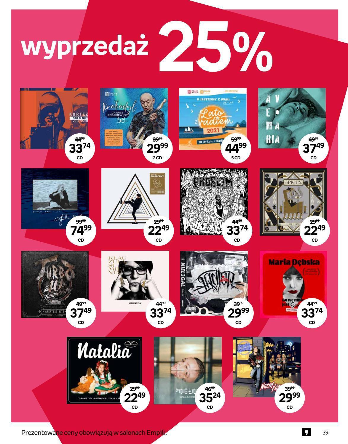 Gazetka promocyjna empik str. 39