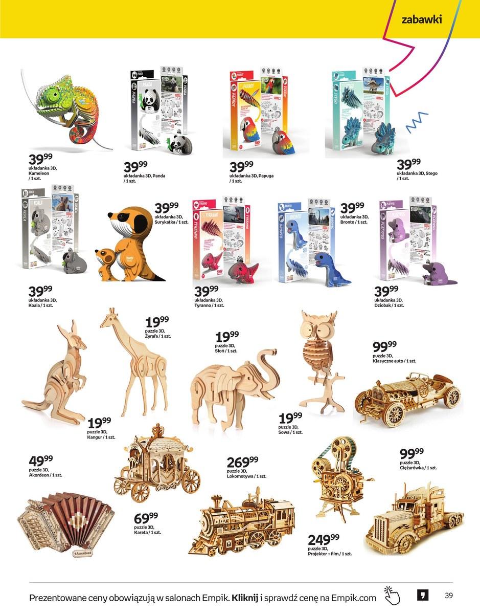 Gazetka promocyjna empik str. 39