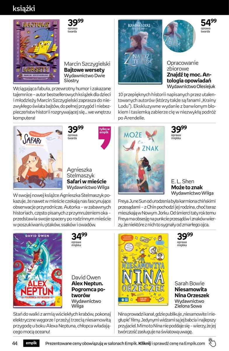 Gazetka promocyjna empik str. 44
