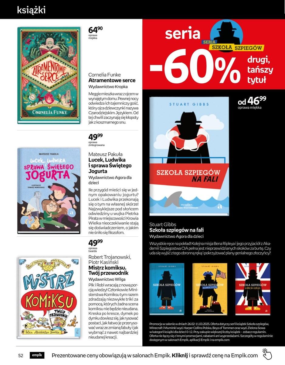 Gazetka promocyjna empik str. 52