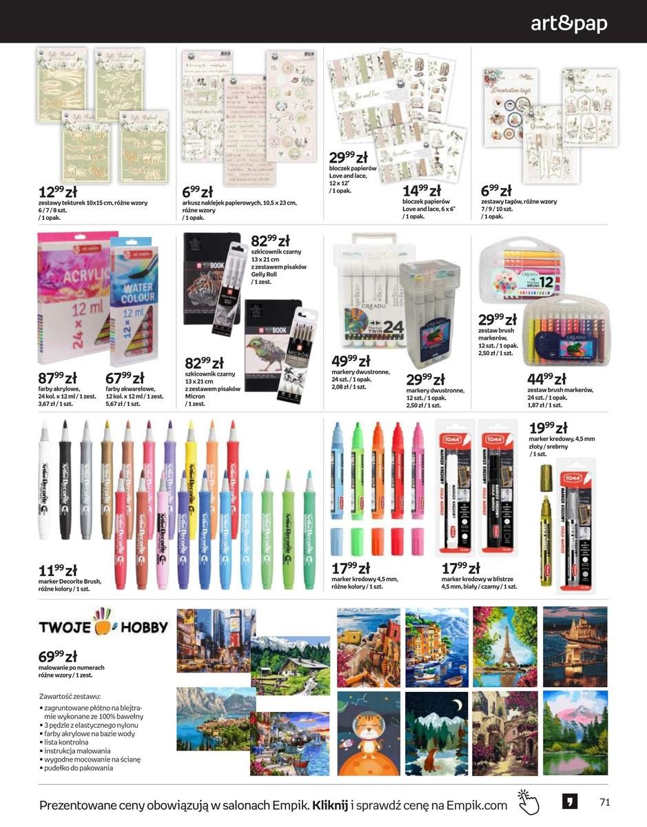 Gazetka promocyjna empik str. 71
