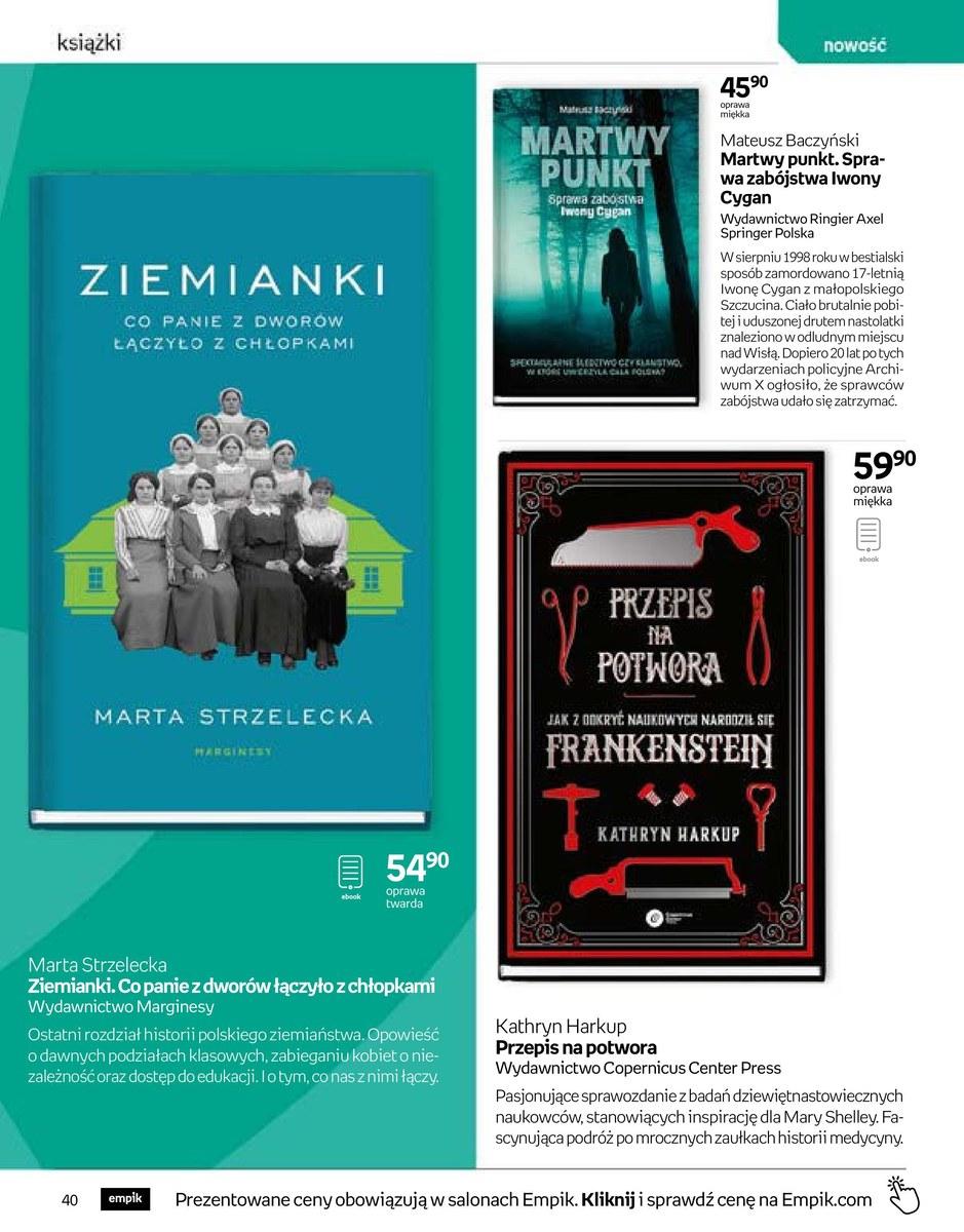 Gazetka promocyjna empik str. 40