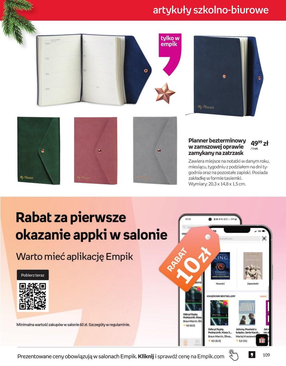Gazetka promocyjna empik str. 109