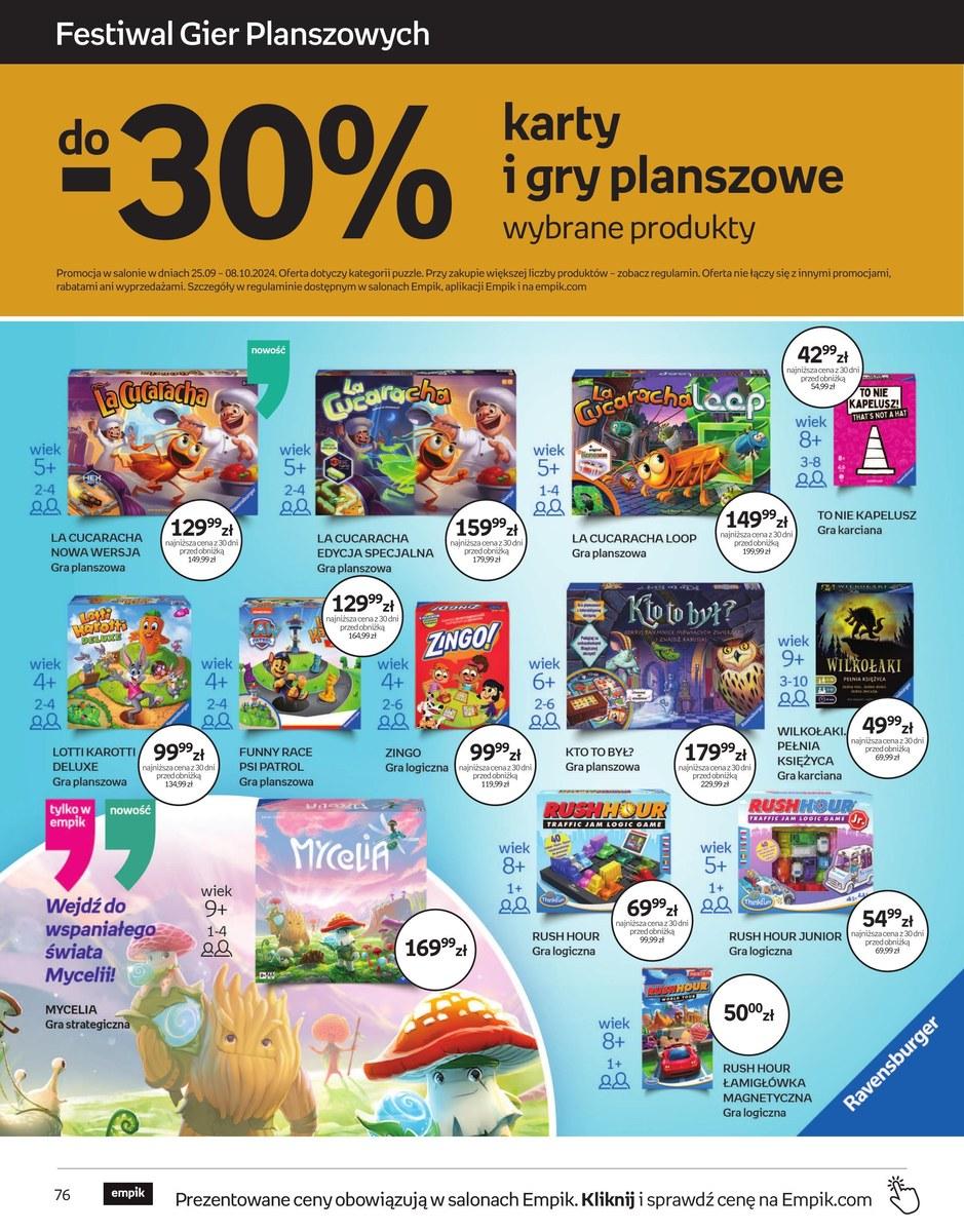 Gazetka promocyjna empik str. 76