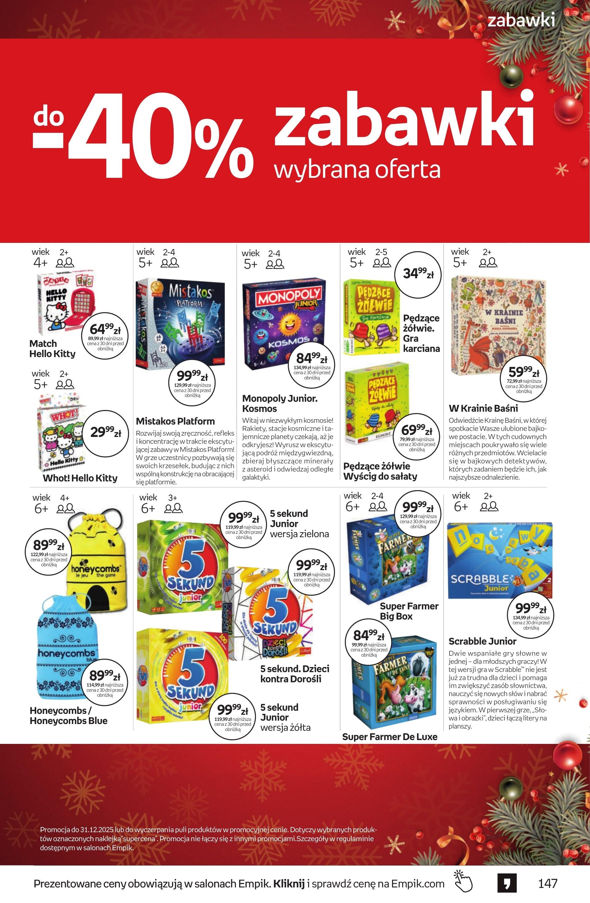 Gazetka promocyjna empik str. 147