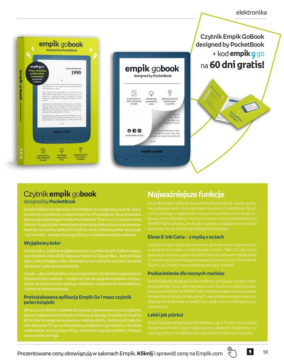 Gazetka promocyjna empik str. 59