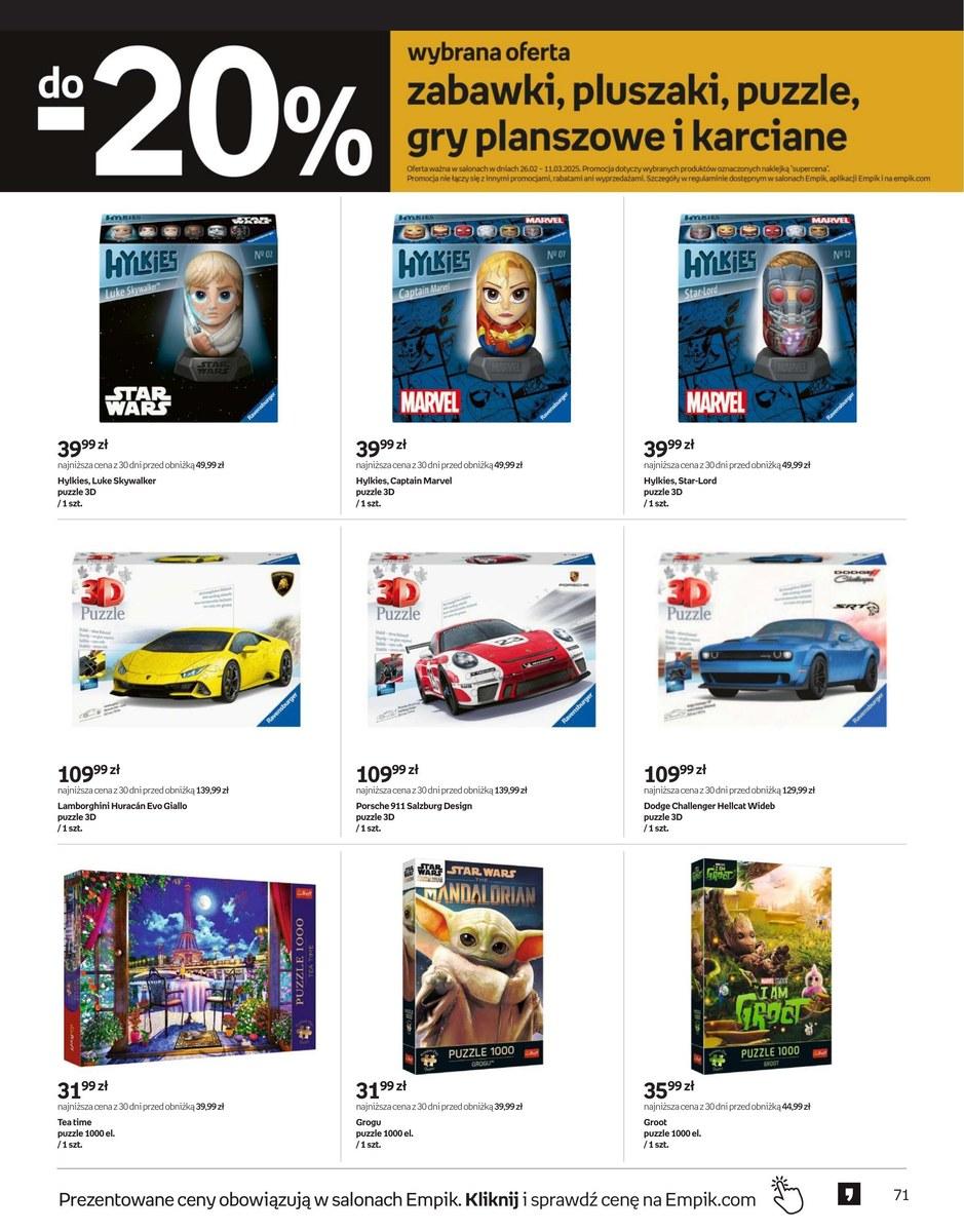 Gazetka promocyjna empik str. 71