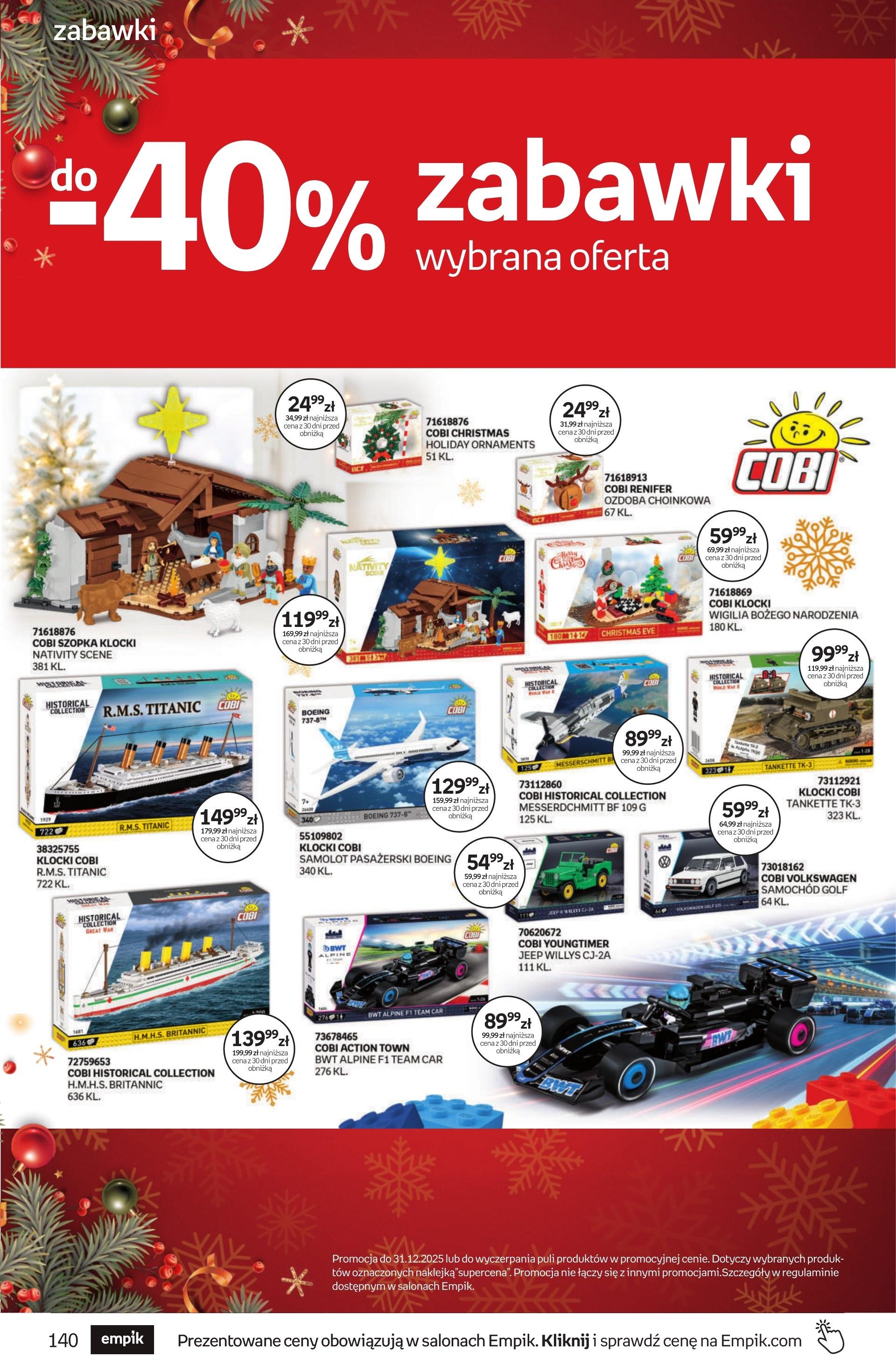 Gazetka promocyjna empik str. 140